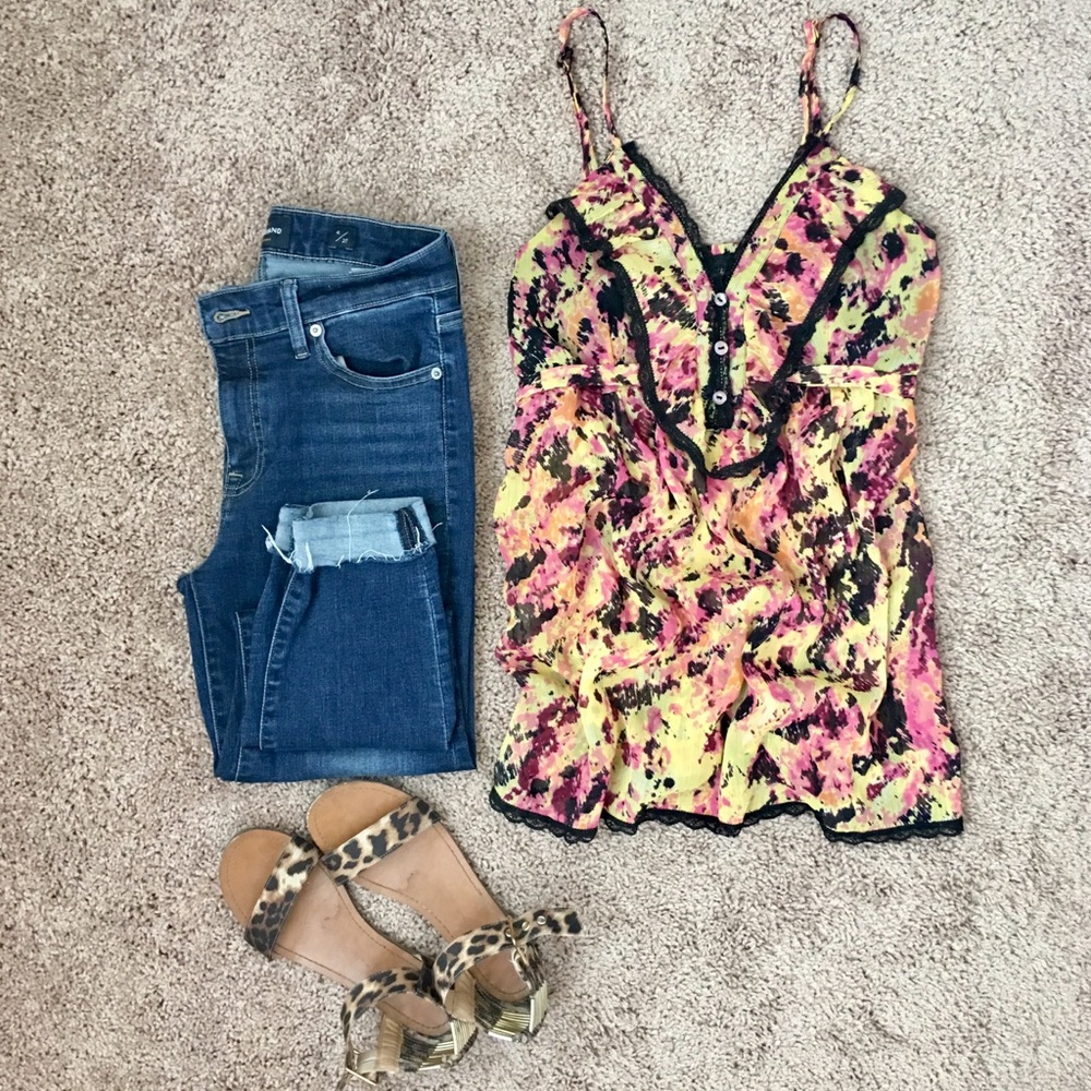Tank Top | Lace | Ruffle